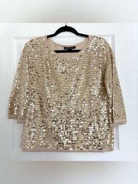 Boston Proper Sequin Top